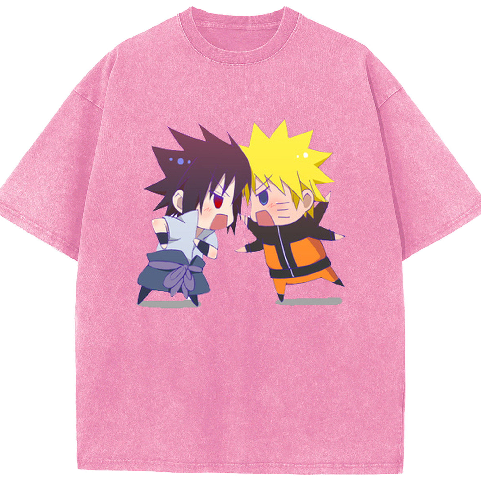 （画像用） NARUTO -ナルト- うずまき ナルト Uzumaki Naruto 綿100% ヴィンテージ風 半袖Tシャツ（フロントプリント）